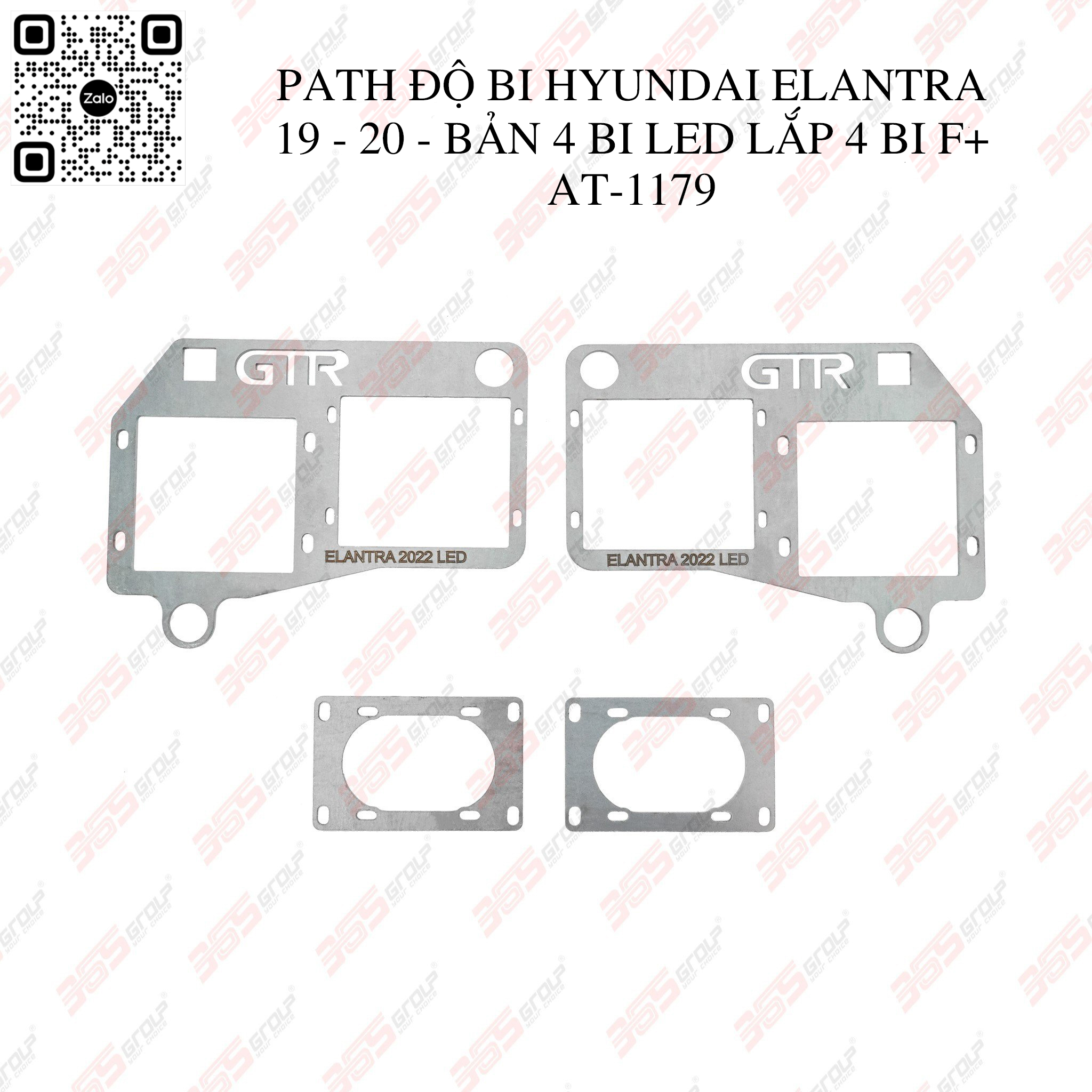 Path Độ Bi Hyundai Elantra 19 20 Bản 4 Bi Led Lắp 4 Bi F+ AT 1179