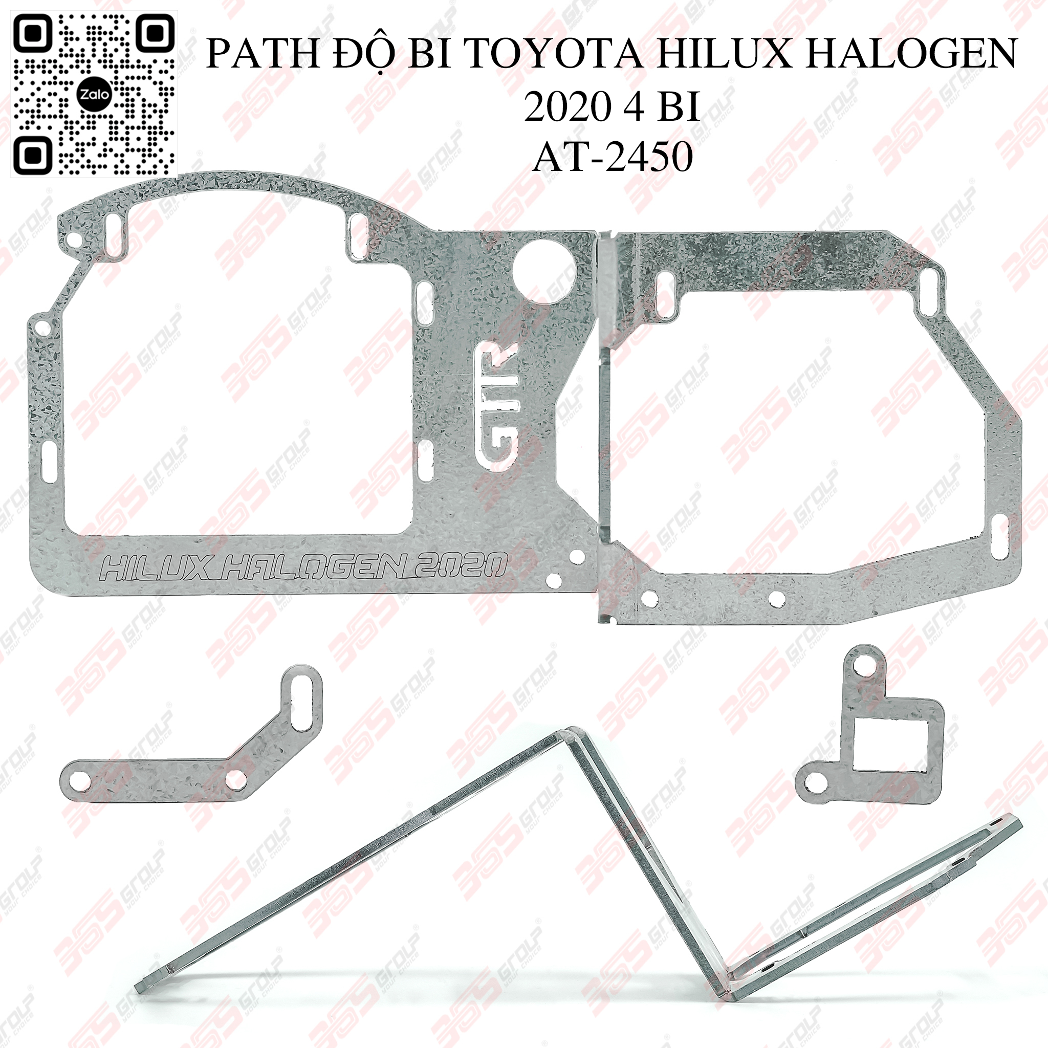Path độ Bi Toyota Hilux Halogen 2020 4 Bi AT 2450