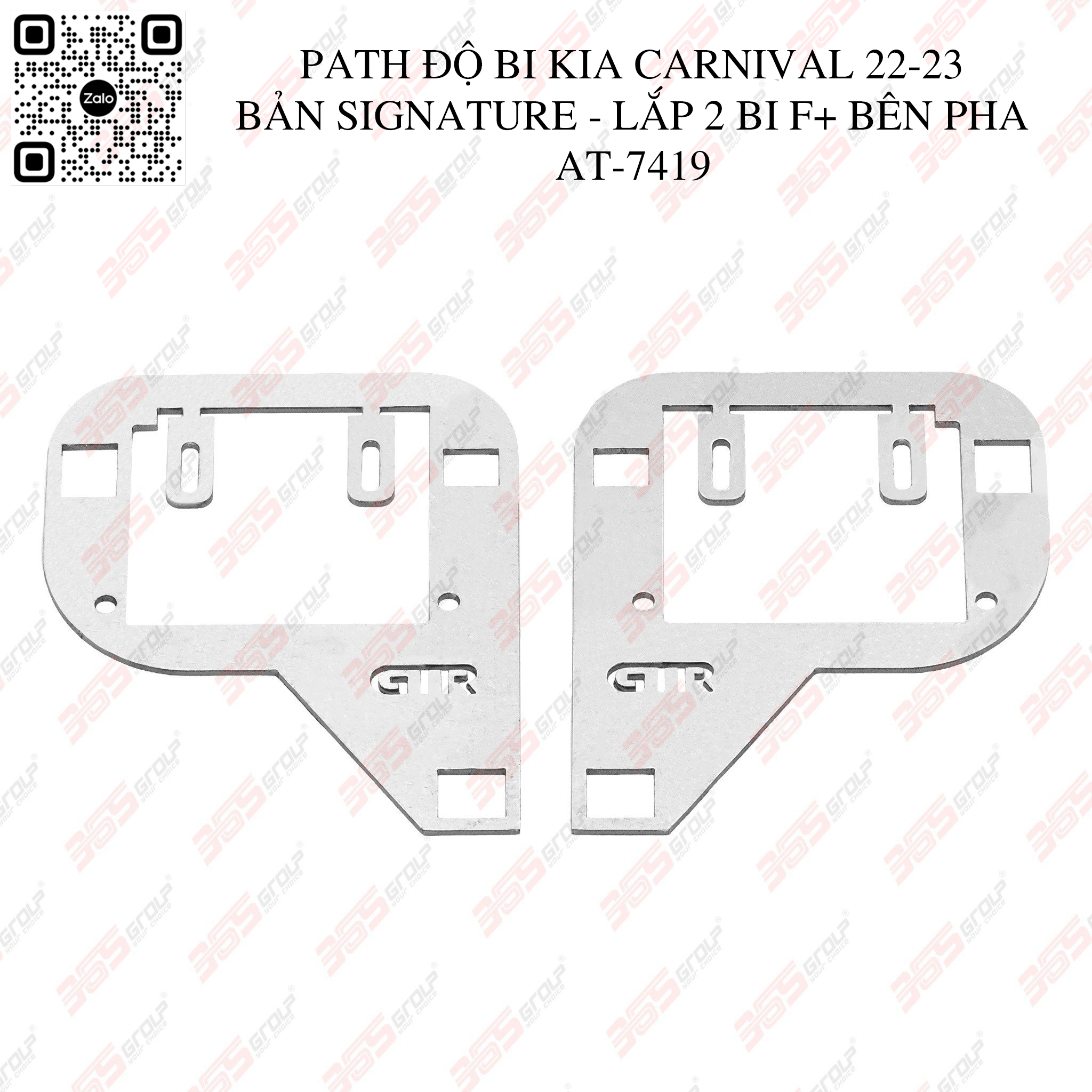 Path Độ Bi Kia Carnival 22 23 Bản Signature Lắp 2 Bi F+ Bên Pha AT 7419