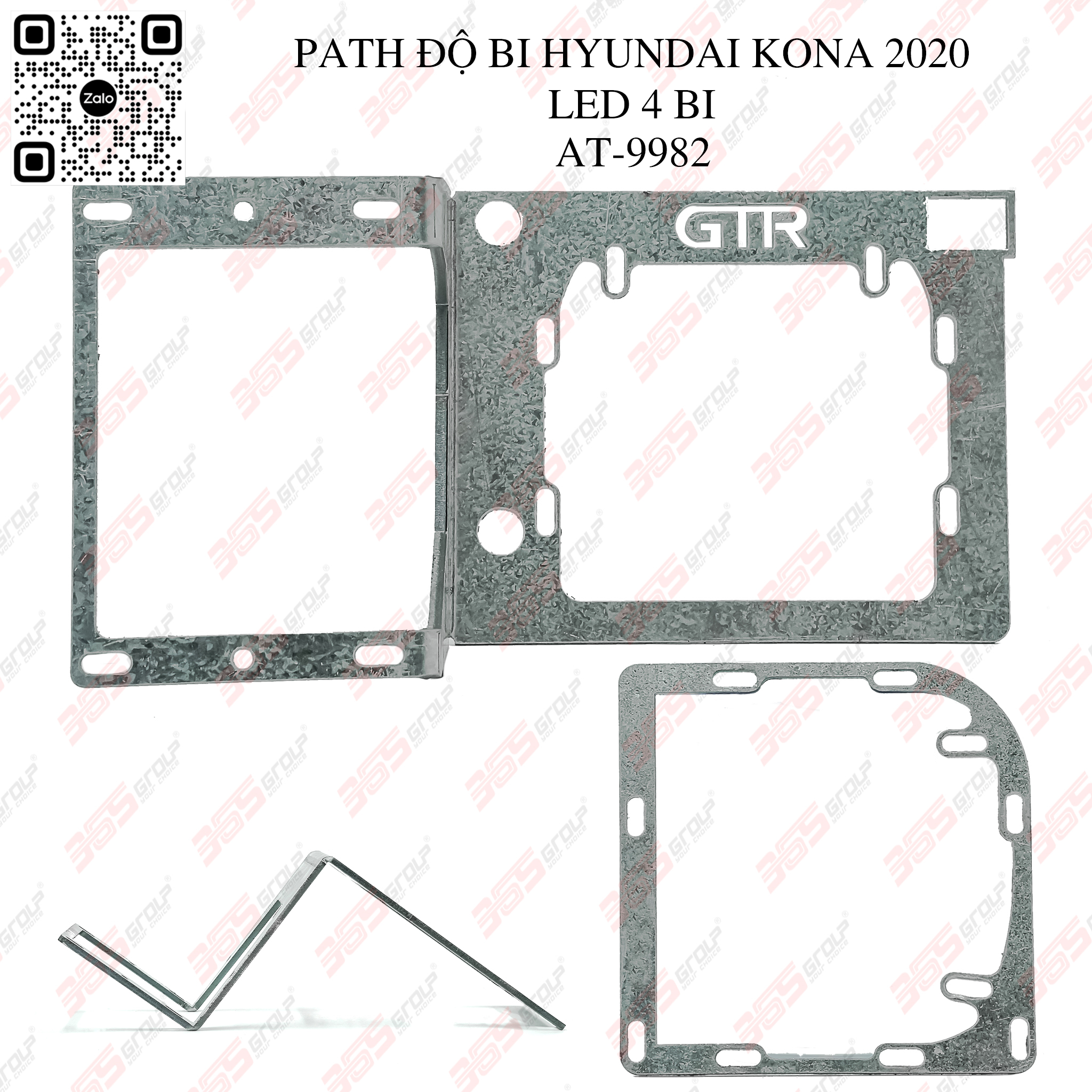 Path độ Bi Hyundai Kona 2020 Led 4 Bi AT 9982