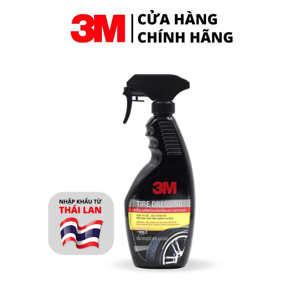 Chai Xịt Bảo Dưỡng Và Phủ Bóng Lốp Xe 3M 39042