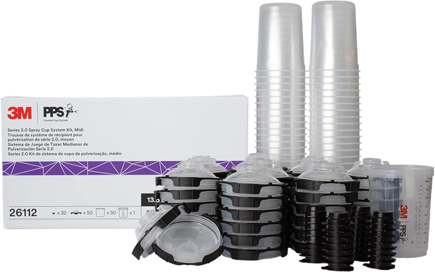 Bộ cốc sơn 3M PPS 2.0 26112 400ml