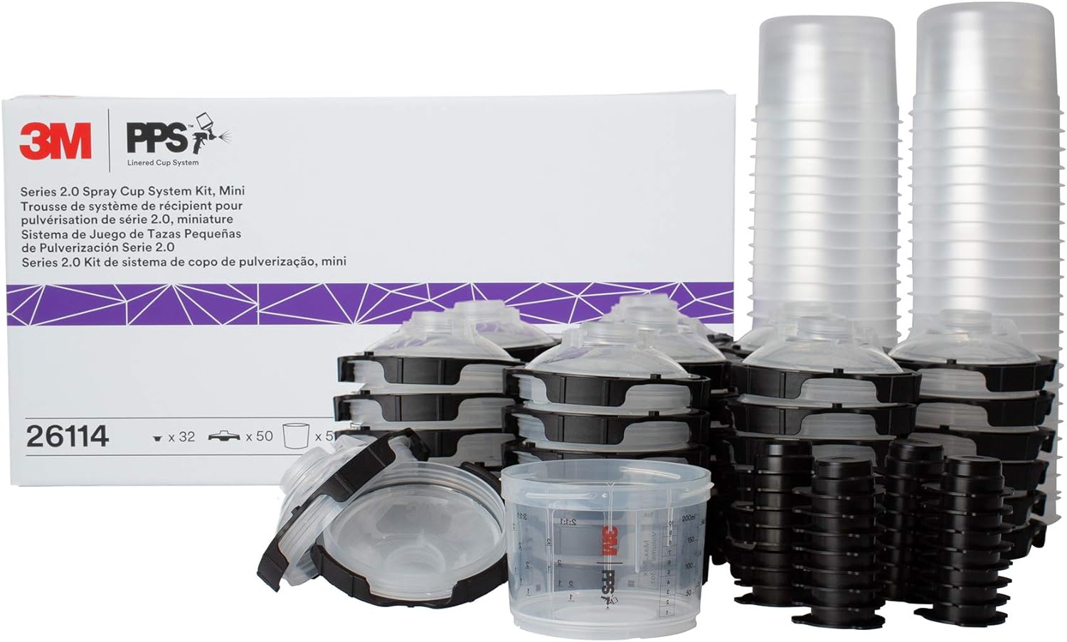 Bộ cốc sơn 3M PPS 2.0 26114 200ml