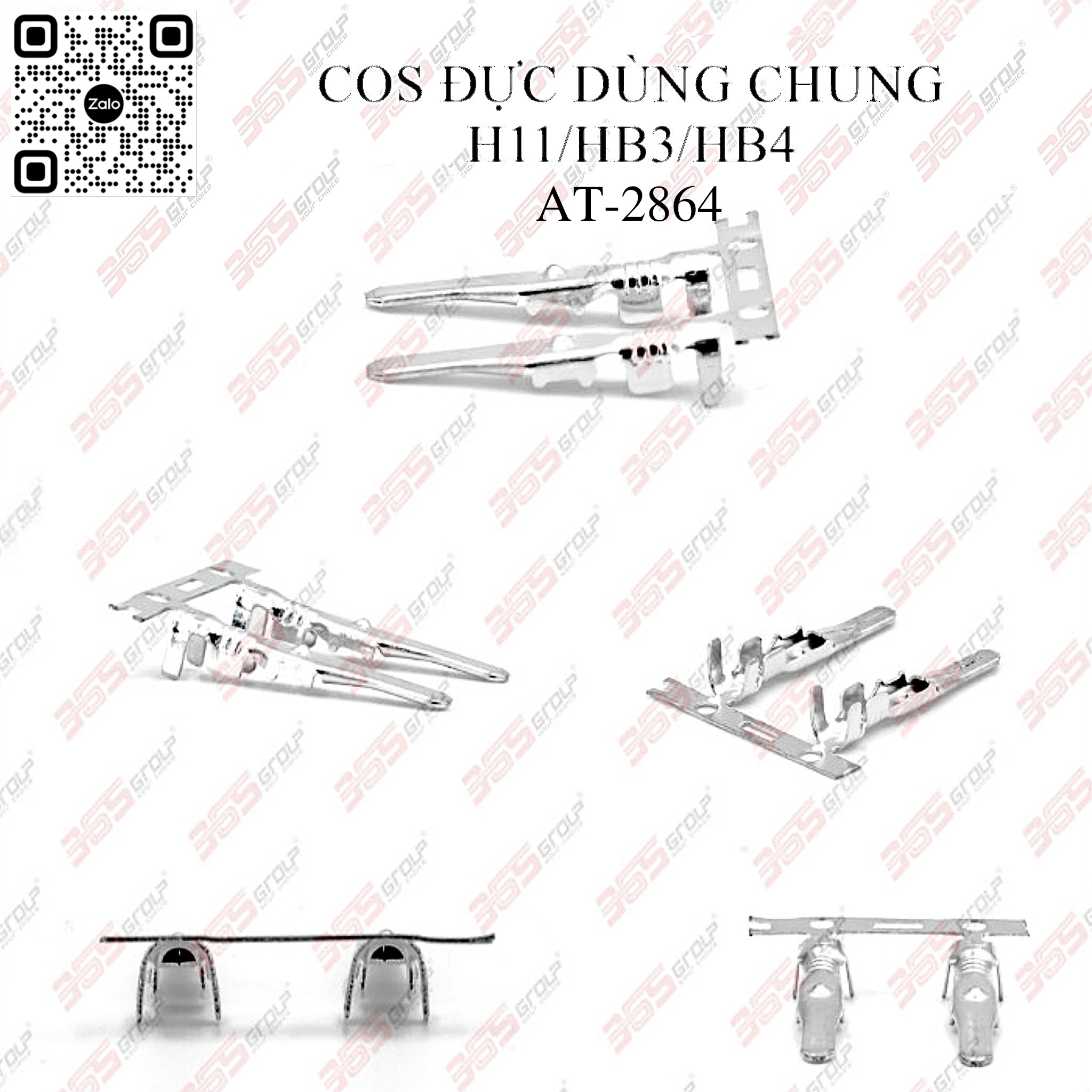 Cos Đực 2.8 Dùng Chung H11 HB3 HB4 AT 2864