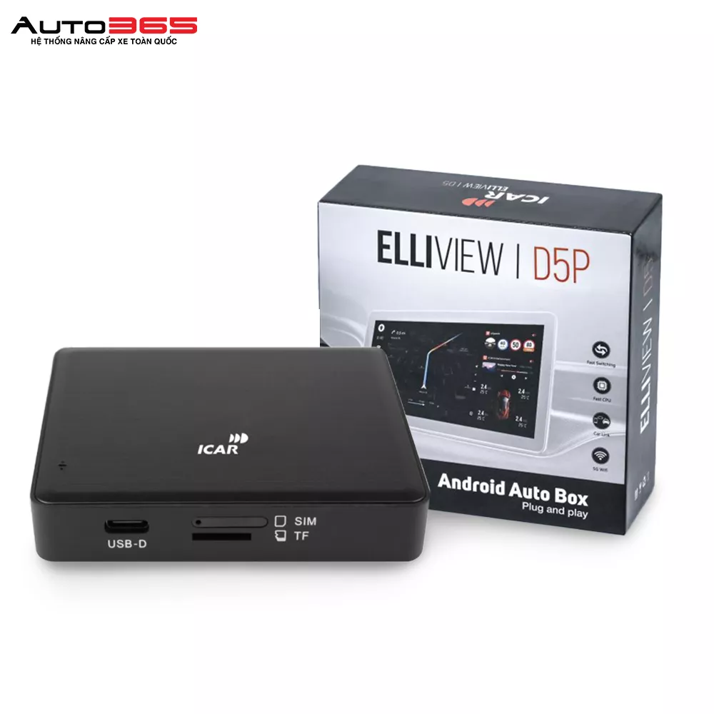 Android Auto Box ICAR Elliview D5 Premium - Hình 4