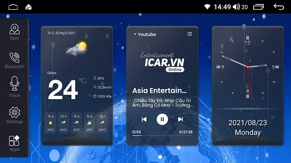 MÀN HÌNH ANDROID Ô TÔ ELLIVIEW S4 PREMIUM - Hình 1