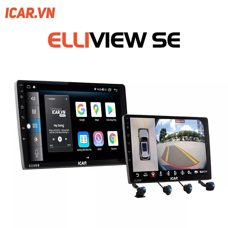 MÀN HÌNH ANDROID Ô TÔ ELLIVIEW SE - Hình 1