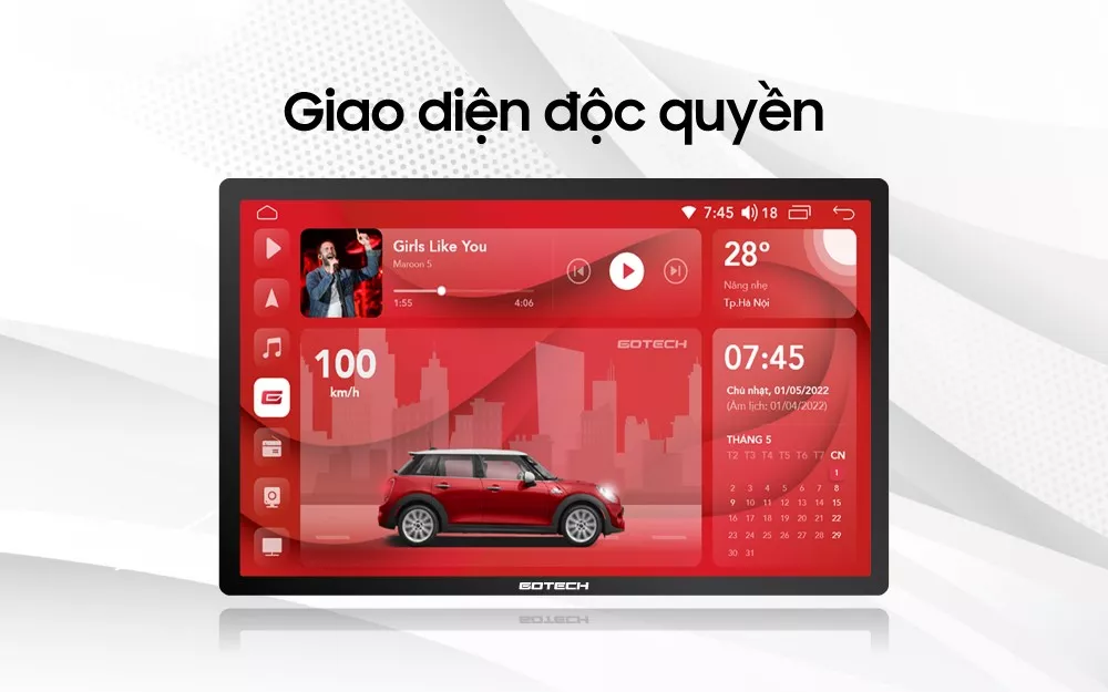 MÀN HÌNH Ô TÔ THÔNG MINH GOTECH GTS4 - Hình 2