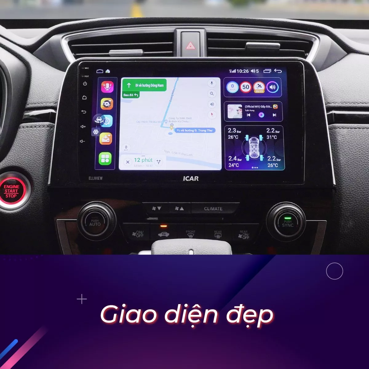 Màn hình Android liền cam 360 Elliview S5 Deluxe - Hình 2
