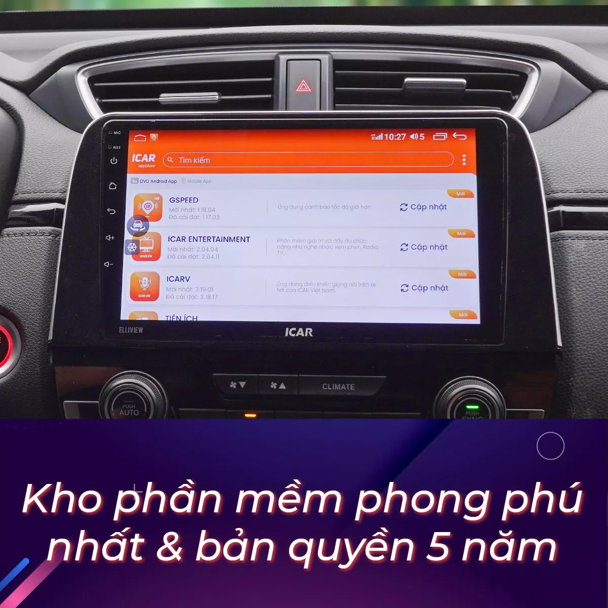 Màn hình Android liền cam 360 Elliview S5 Deluxe - Hình 4