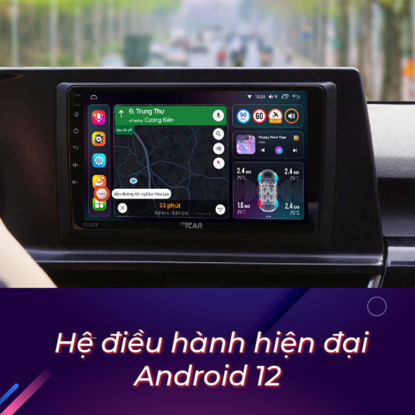 Màn hình Android ICAR Elliview U5 Basic, màn hình android icar elliview,