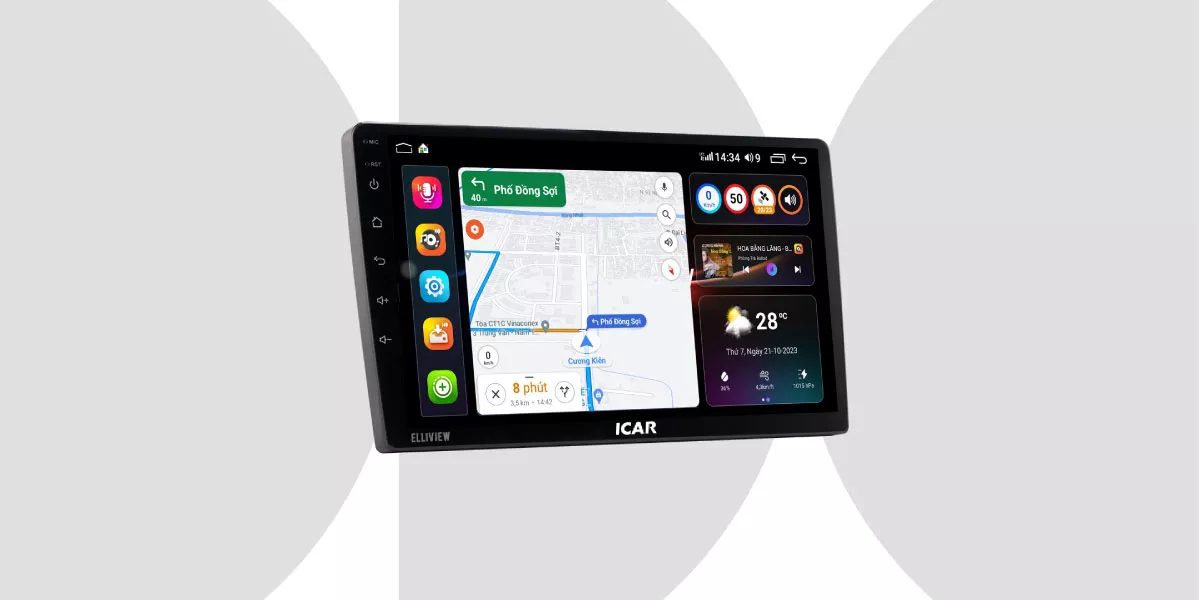 Màn hình Android ICAR Elliview U5 Premium - Hình 1