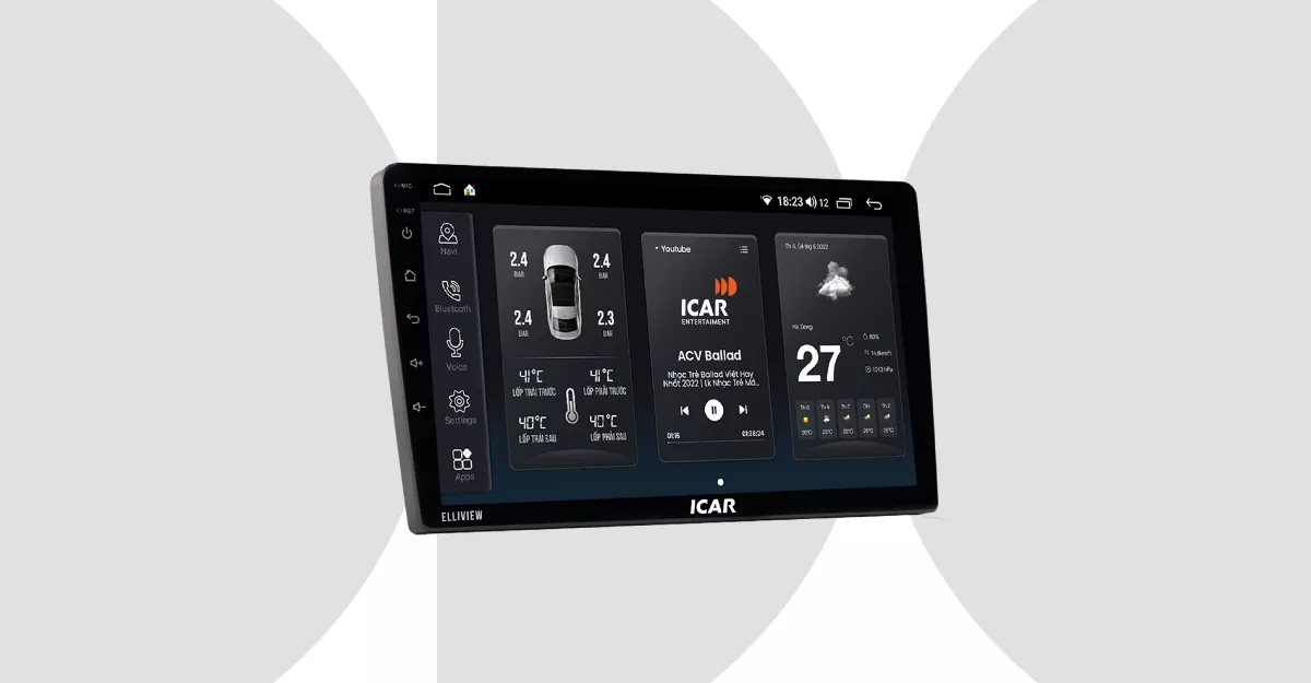 Màn hình Android ICAR Elliview UE Lite - Hình 1