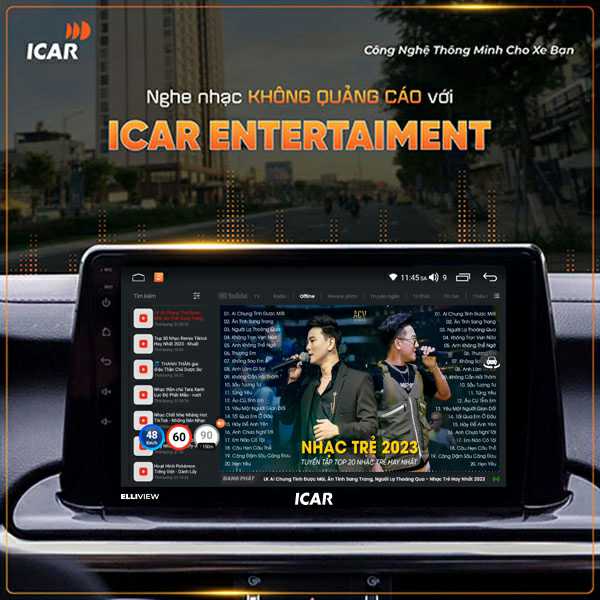 Màn hình Android ICAR Elliview UE Lite