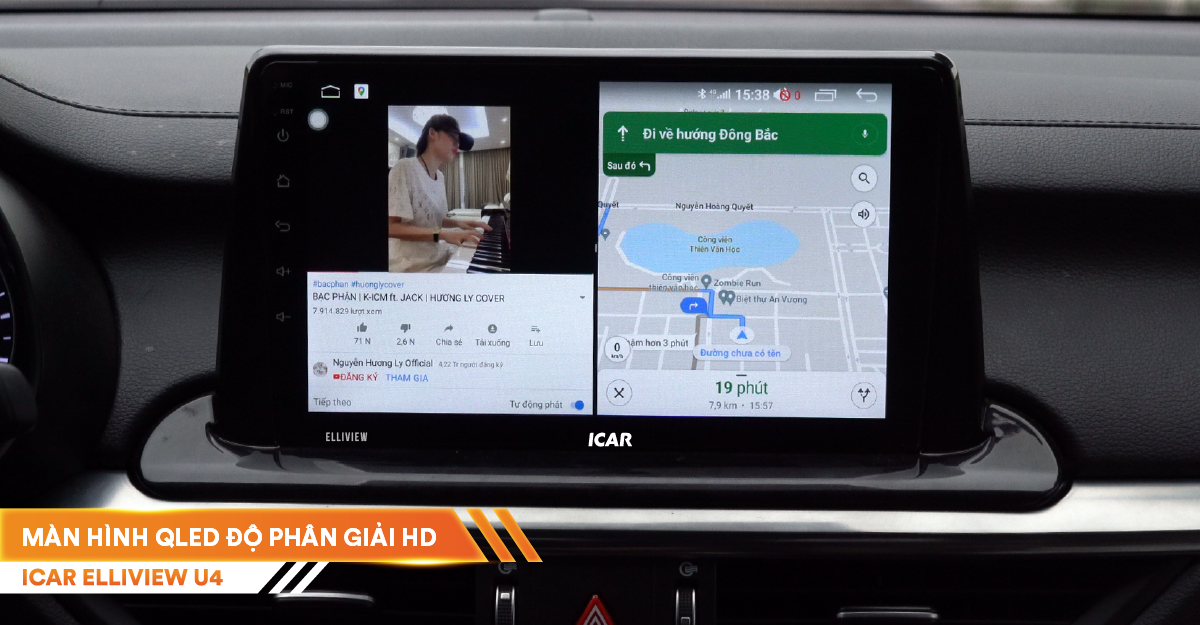Màn hình android ICAR Elliview U4 Deluxe 2024