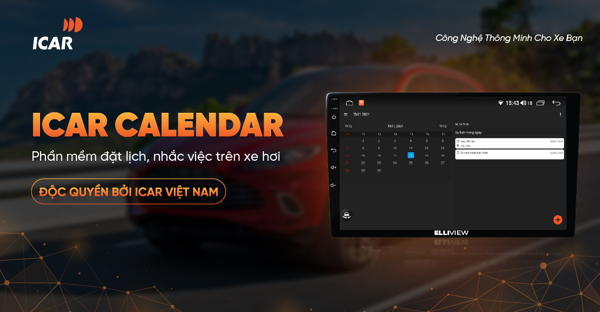Màn hình android ICAR Elliview U4 Premium 2024