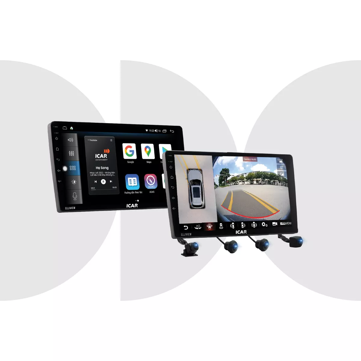 MÀN HÌNH ANDROID LIỀN CAM 360 ICAR ELLIVIEW SE - Hình 1