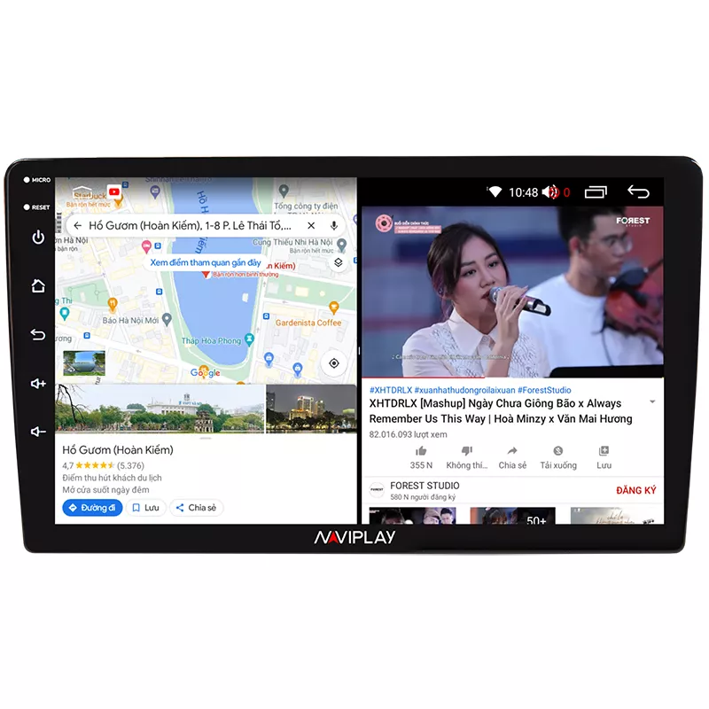 MÀN HÌNH ANDROID Ô TÔ NAVIPLAY N800 - Hình 1