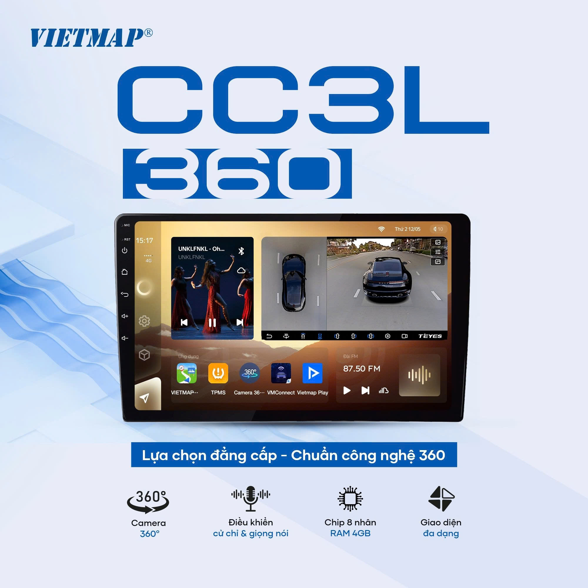 Màn hình Android TEYES CC3L 360