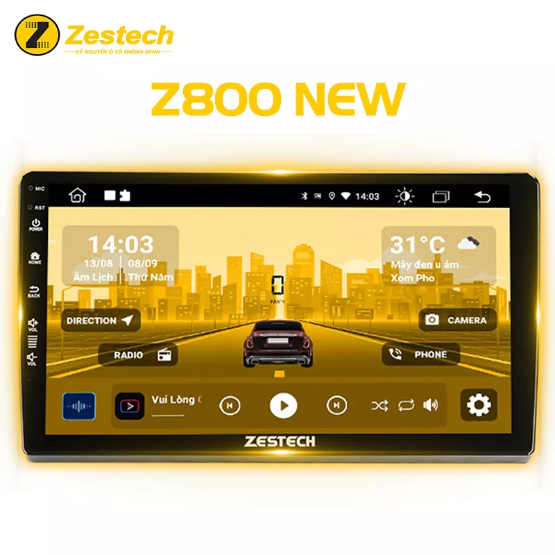 MÀN HÌNH ANDROID Ô TÔ ZESTECH Z800 NEW - Hình 1