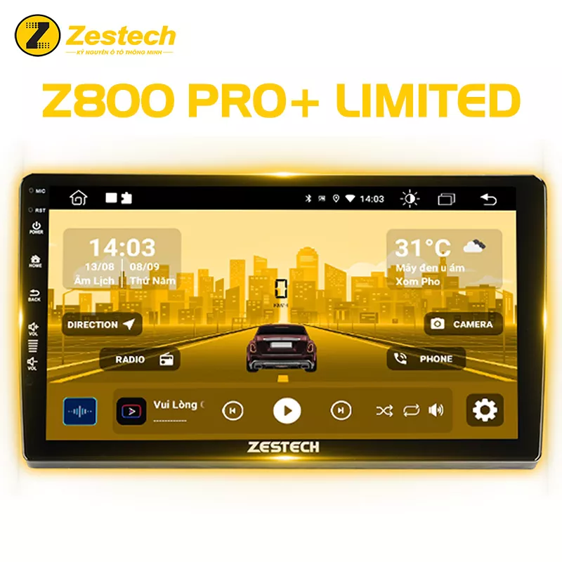 MÀN HÌNH ANDROID Ô TÔ ZESTECH Z800 PRO+ LIMITED - Hình 1