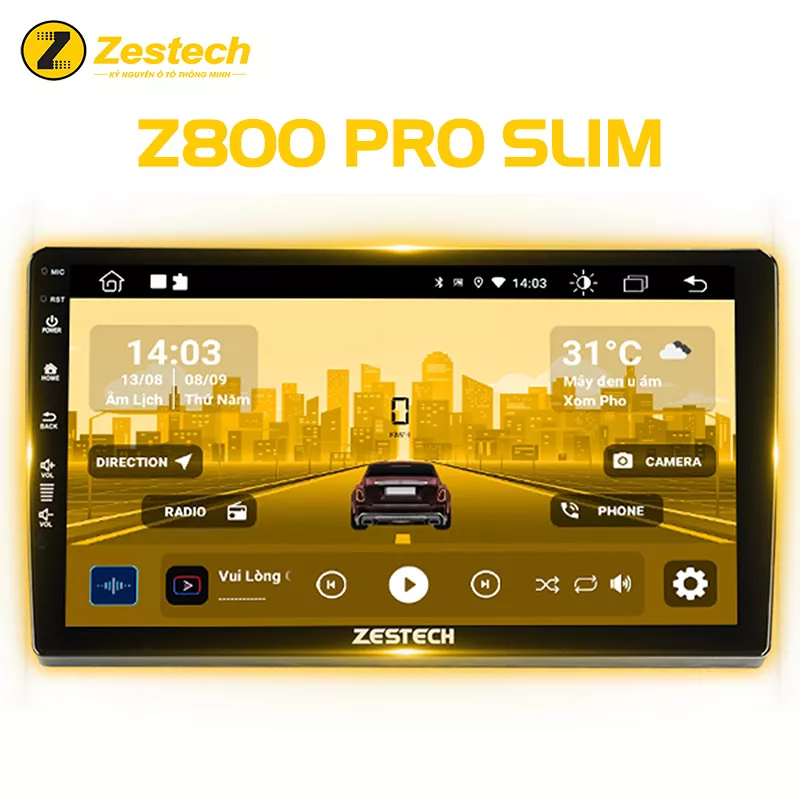 MÀN HÌNH ANDROID Ô TÔ ZESTECH Z800 PRO SLIM - Hình 1