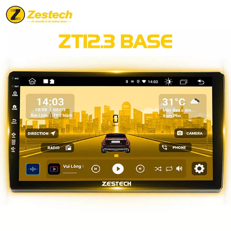 MÀN HÌNH ANDROID Ô TÔ ZESTECH ZT12.3 BASE - Hình 1