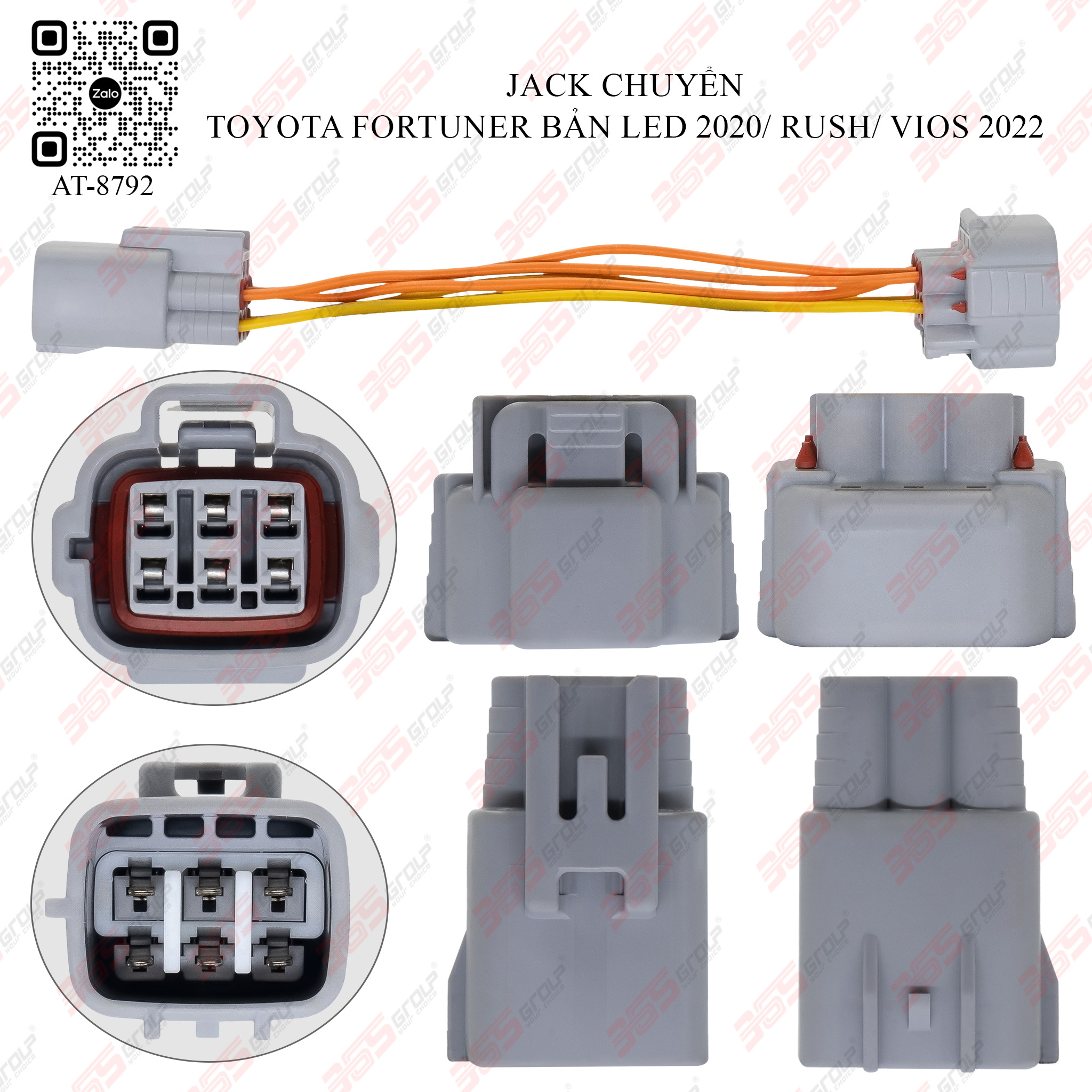 JACK CHUYỂN TOYOTA FORTUNER BẢN LED 2020 RUSH VIOS 2022