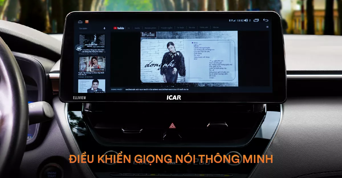 MÀN HÌNH ANDROID Ô TÔ ELLIVIEW Q4 - Hình 1
