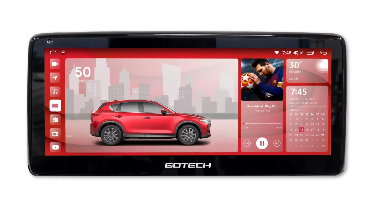 MÀN HÌNH Ô TÔ THÔNG MINH GOTECH GT MAZDA LIMITED - Hình 2