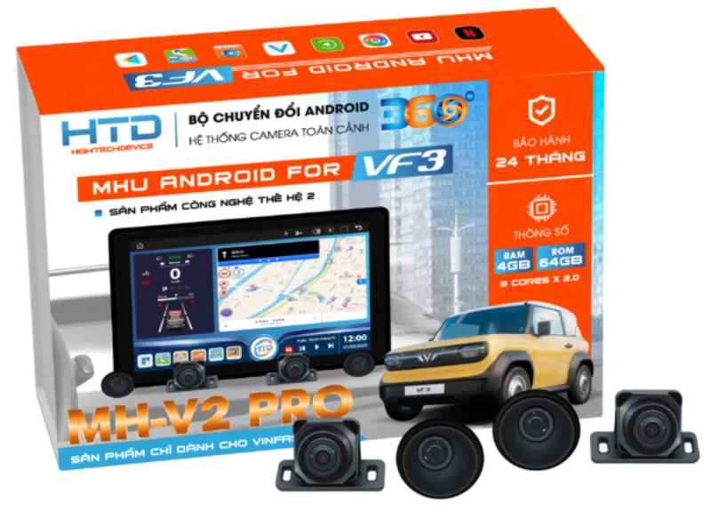 Bộ Chuyển đổi màn hình Android VF3 – MH-V2 PRO - Hình 1
