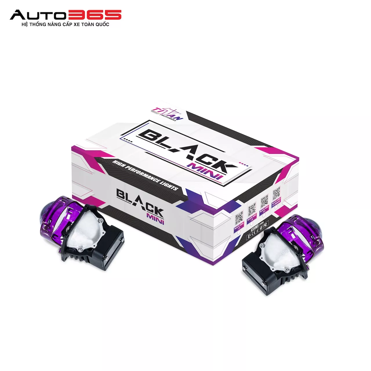 BI LED TITAN MOTO BLACK MINI 2.0 INCH - Hình 4