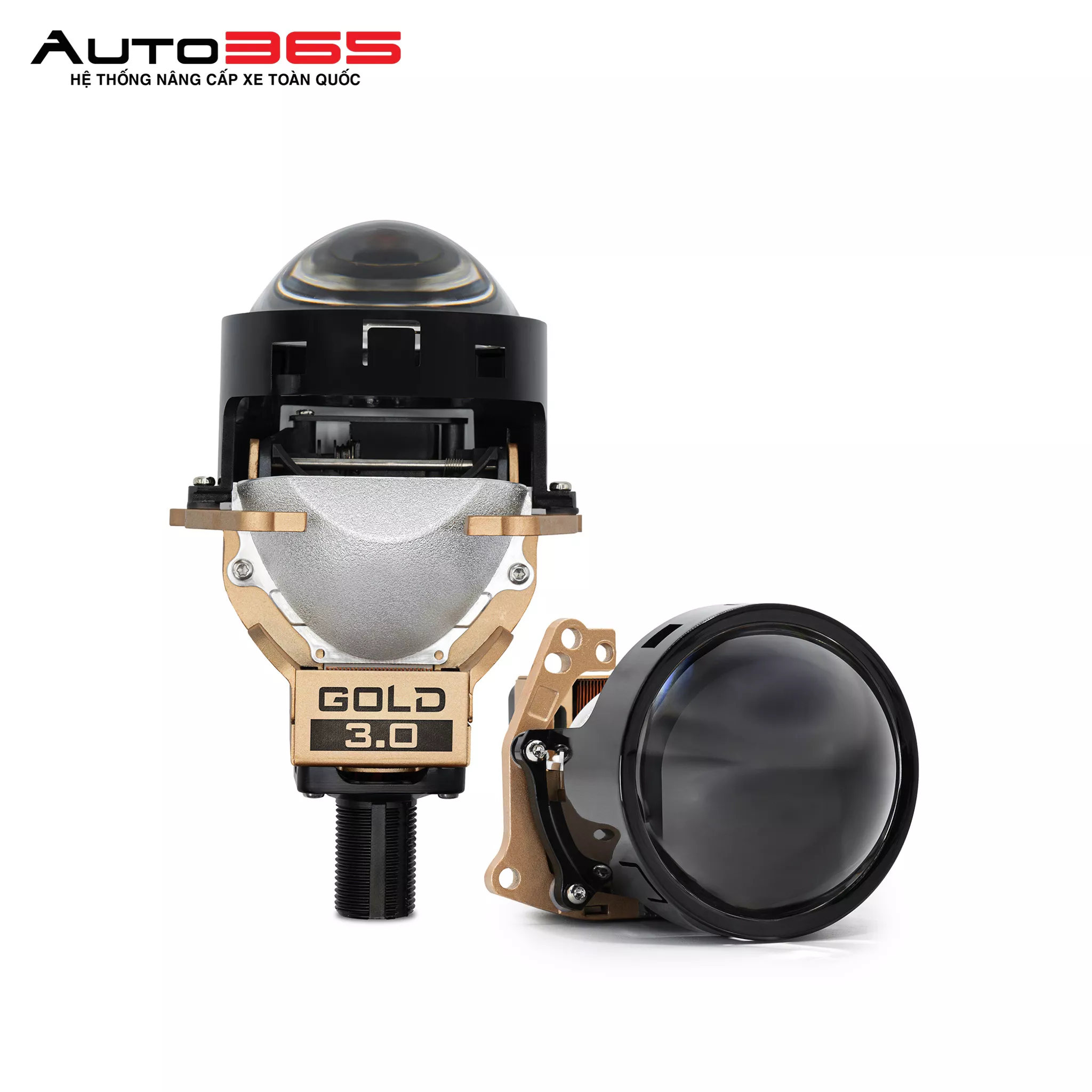 Trải nghiệm ánh sáng thực tế bi LED Titan Gold 3.0