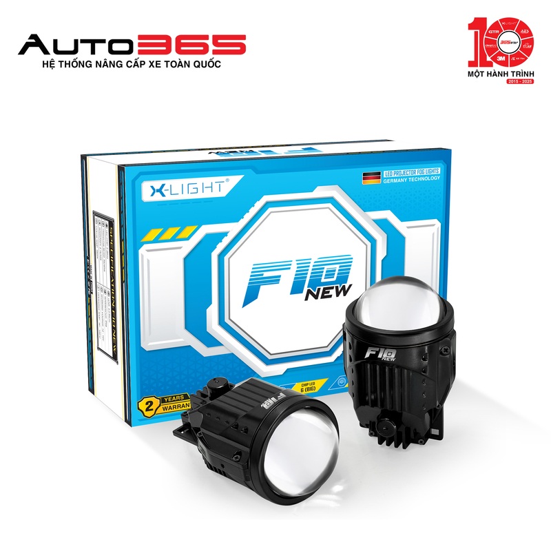 ĐÈN BI GẦM X-LIGHT F10 NEW (2025)