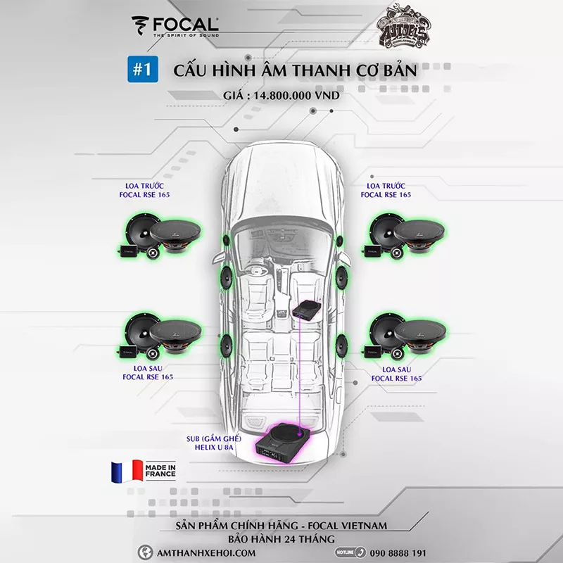 CẤU HÌNH ÂM THANH SET 1 FOCAL - Hình 1
