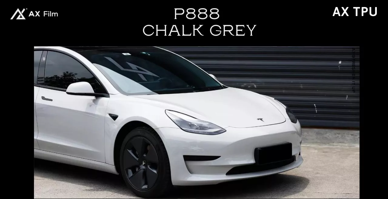 AX FILM TPU CHALK GREY - MÀU PHẤN XÁM - Hình 1