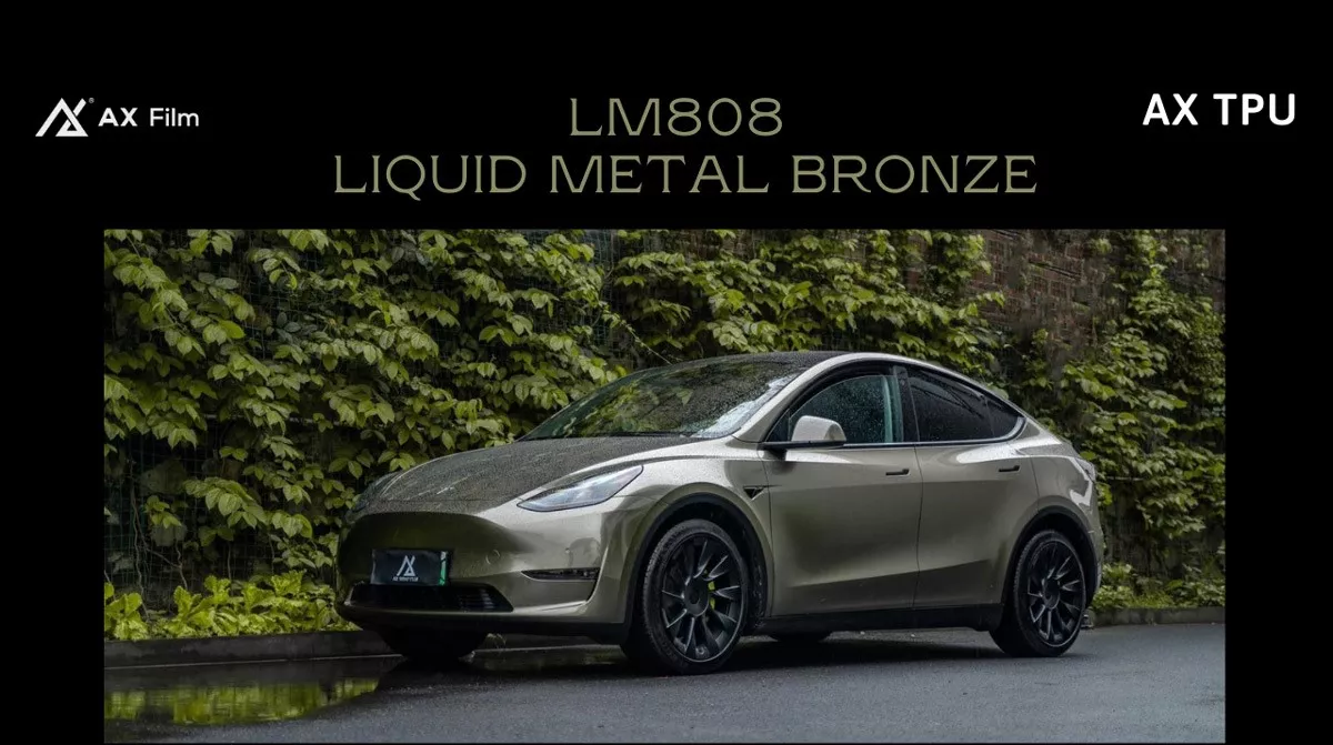 AX FILM TPU LIQUID METAL BRONZE -MÀU ĐỒNG KIM LOẠI LỎNG - Hình 1