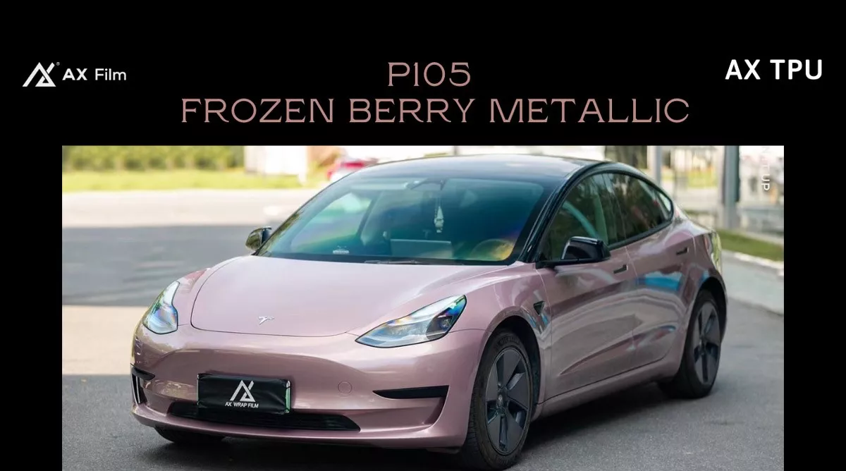 AX FLIM TPU FROZEN BERRY METALLIC - HỒNG PHẤN NHẸ NHÀNG - Hình 1