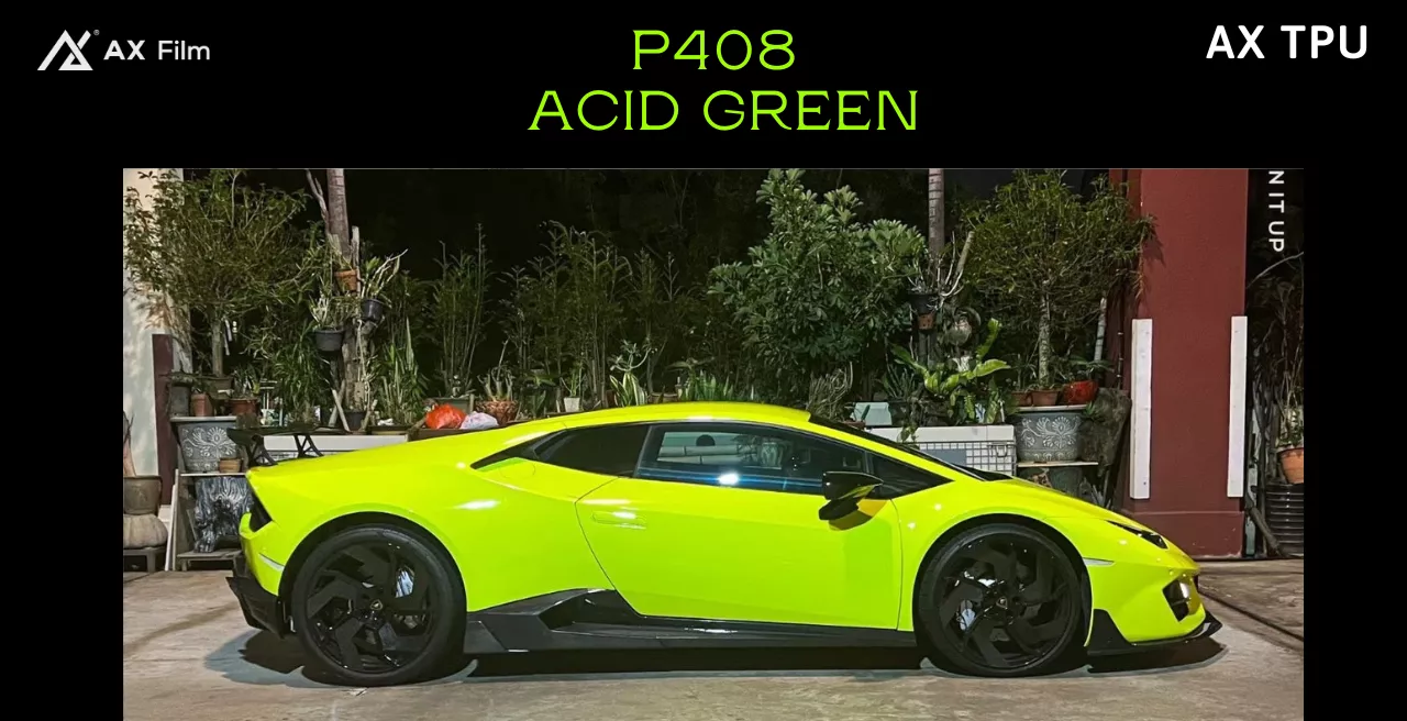 AX FLIM TPU ACID GREEN - XANH AXIT - Hình 1
