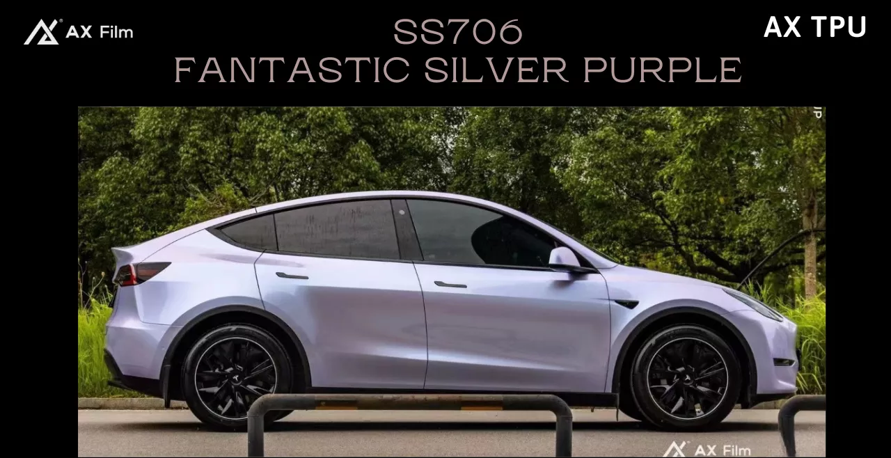 AX Film TPU Fantastic Silver Purple - tím ánh bạc kỳ diệu - Hình 1