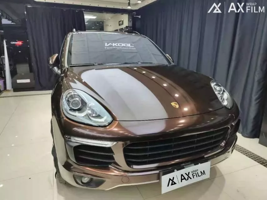 AX FLIM TPU MAHOGANY METALLIC - NÂU GỖ GỤ KIM LOẠI - Hình 4