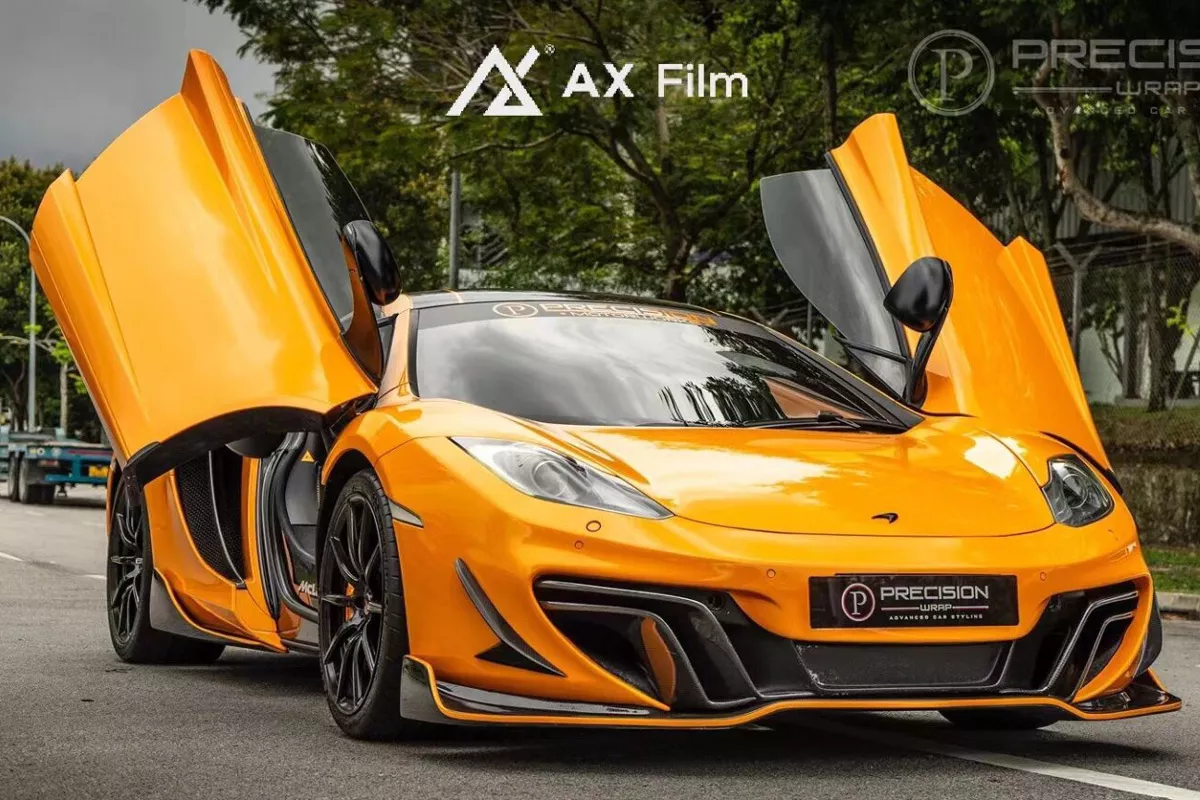AX FLIM TPU MCLAREN ORANGE - CAM MCLAREN - Hình 3