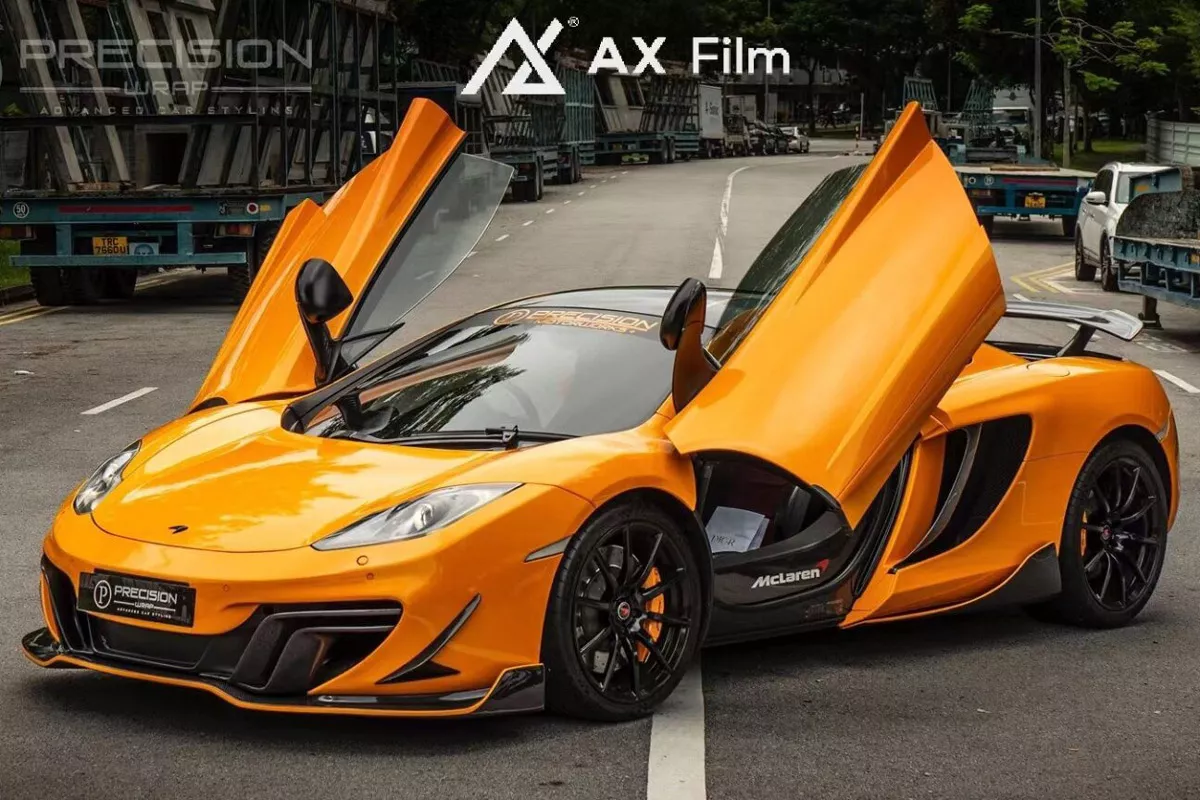 AX FLIM TPU MCLAREN ORANGE - CAM MCLAREN - Hình 4