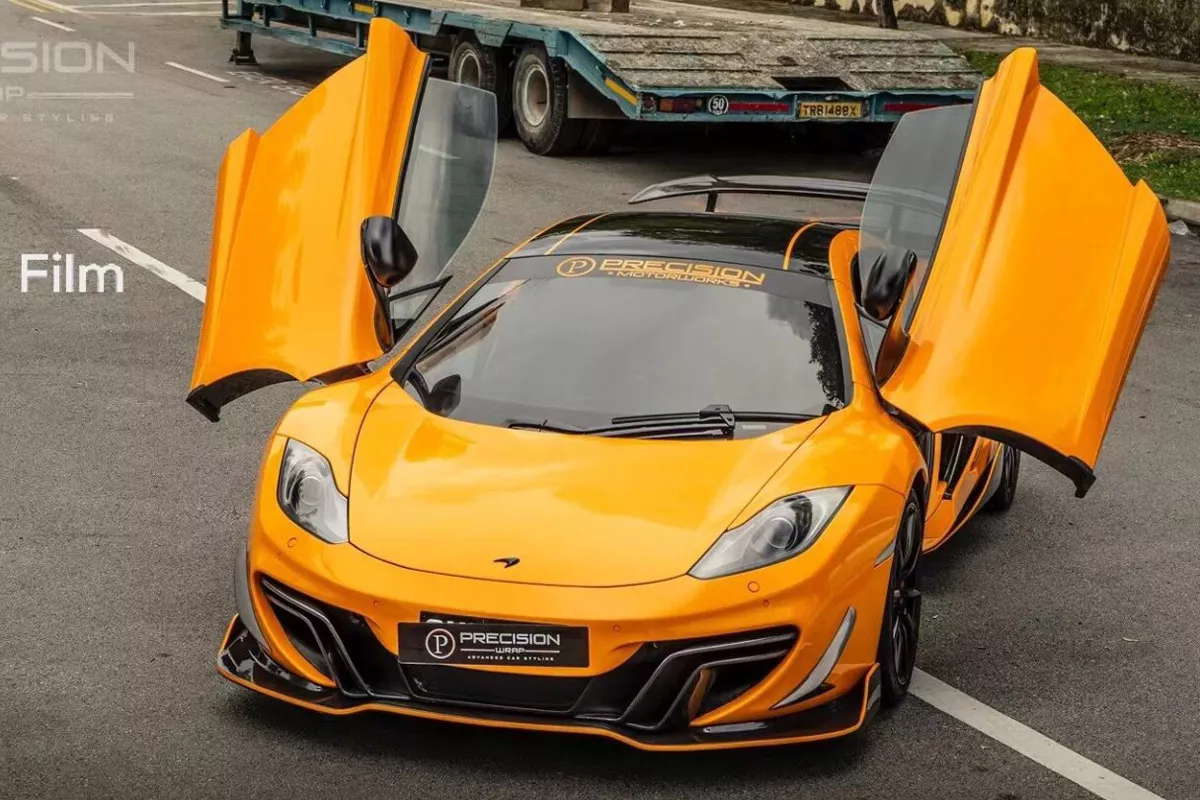 AX FLIM TPU MCLAREN ORANGE - CAM MCLAREN - Hình 5