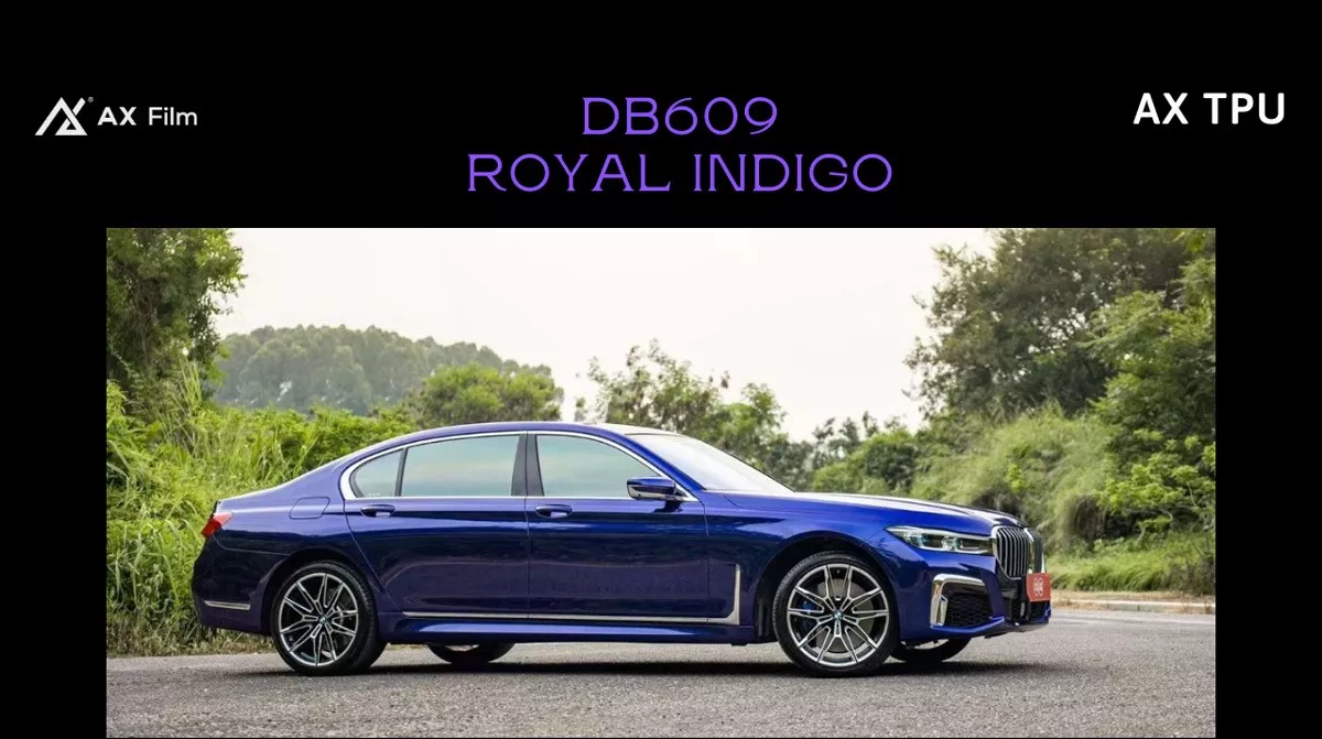 AX FILM TPU ROYAL INDIGO - MÀU CHÀM HOÀNG GIA - Hình 1