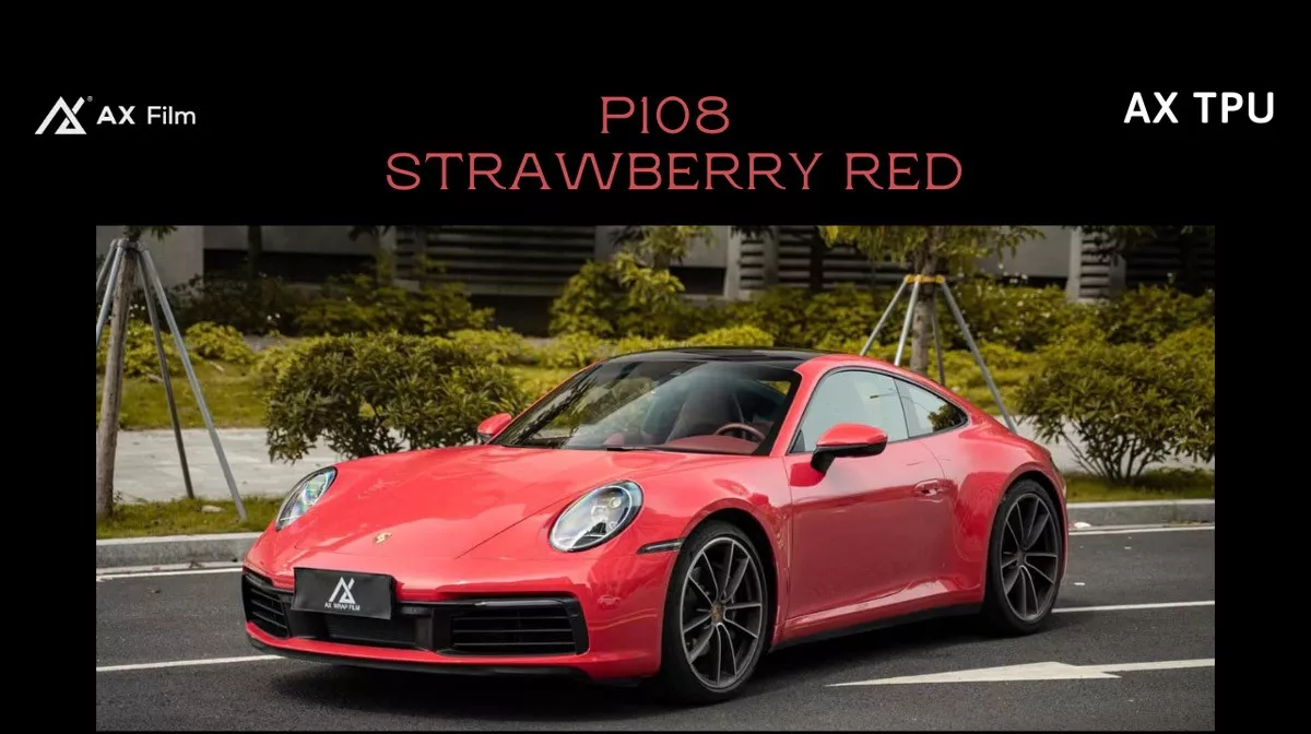 AX FLIM TPU STRAWBERRY RED - ĐỎ DÂU - Hình 1