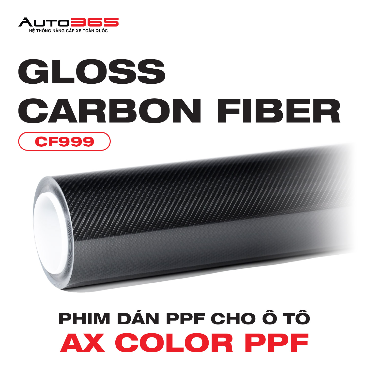 AX FILM GLOSS PPF CARBON FIBER - PHIM DÁN PPF Ô TÔ