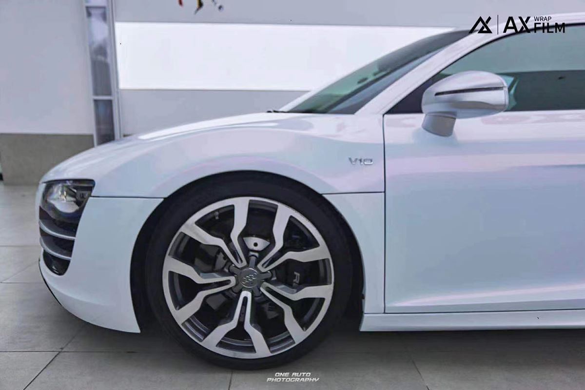 AX WRAP FILM DIAMOND WHITE PINK - MÀU TRẮNG KIM CƯƠNG ÁNH HỒNG