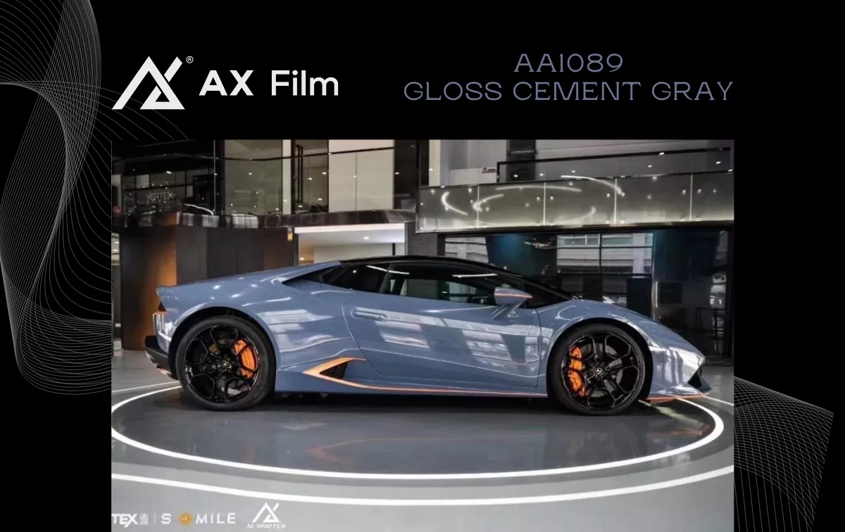AX WRAP FILM GLOSS CEMENT GRAY – XÁM XI MĂNG BÓNG LAMBORGHINI - Hình 1