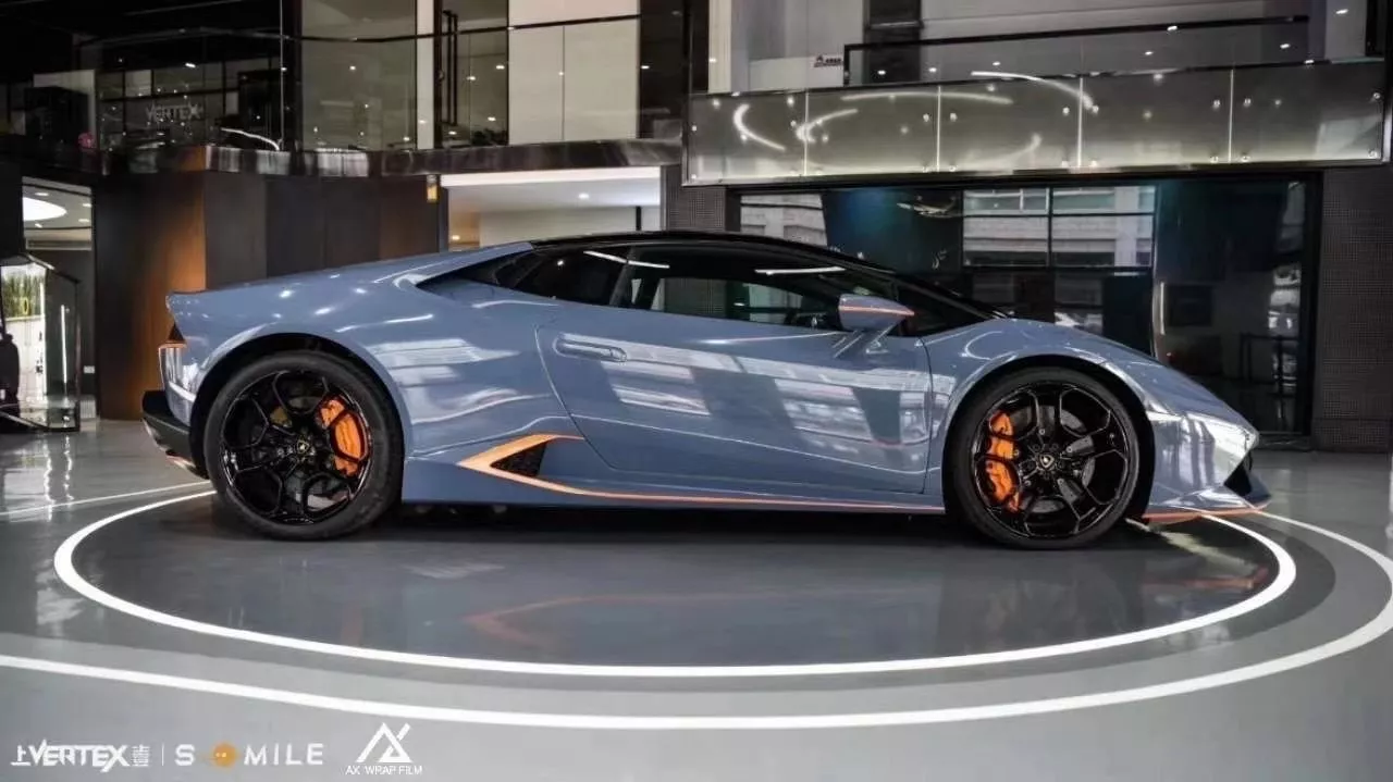 AX WRAP FILM GLOSS CEMENT GRAY – XÁM XI MĂNG BÓNG LAMBORGHINI - Hình 3